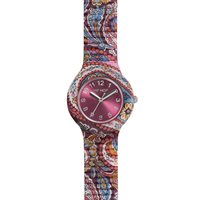 Armbanduhr Hip Hop Dame Paisley in Plastik HWU1241